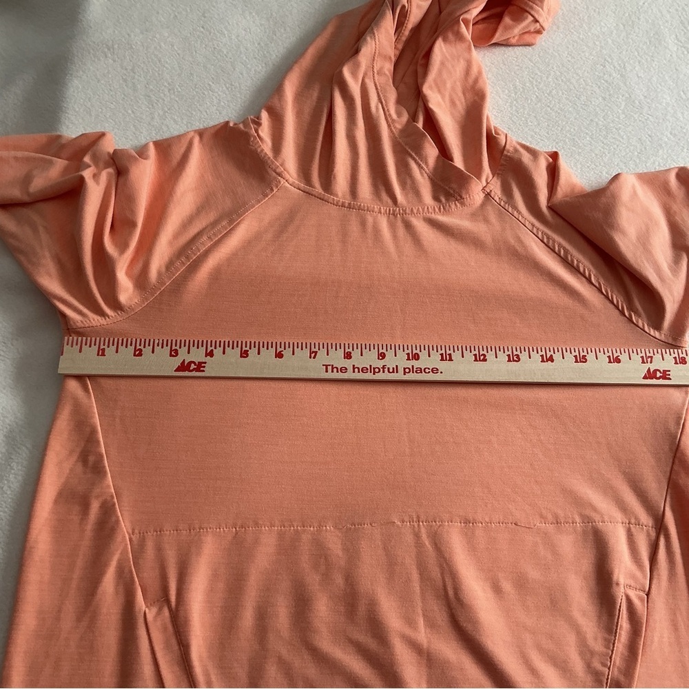 Runway Peach Hoodie pocket thumb holes size large - Picture 13 of 14